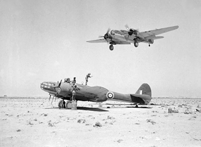 Martin Maryland en el norte de África. Imagen de Dominio Público. Original en el Imperial War Museum.