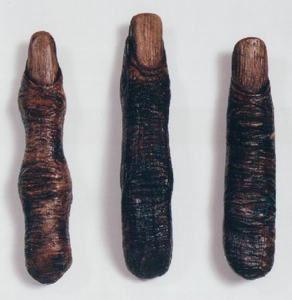 Tres dedos índices de San Carlos de Cunia. Colección privada