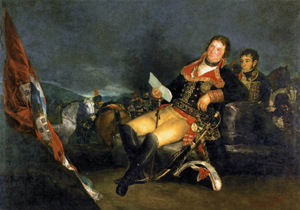 Manuel Godoy como Vencedor de la Guerra de las Naranjas por Francisco Goya