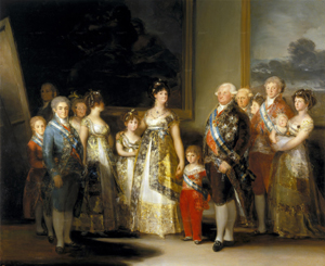 Familia de Carlos IV por Francisco Goya
