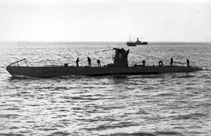 Submarino U11 de la clase IIB - foto de dominio público