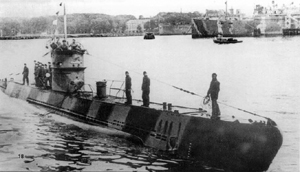 Submarino U140 de la clase IIB - foto de dominio público
