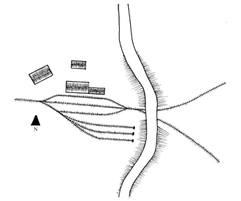 Plano de la estación de Mézidon