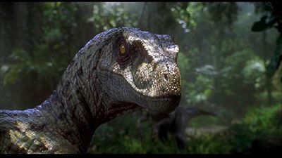 Velociraptor de Parque Jurásico