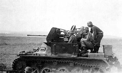 Flakpanzer I en la estepa