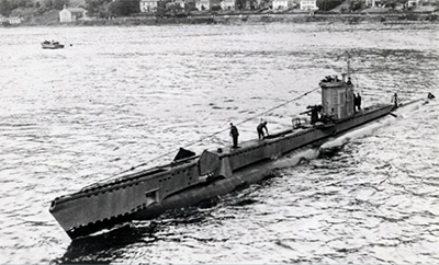 El submarino británico HMS Venture - imagen de dominio público
