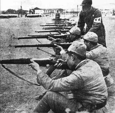 Soldados del ejército entrenando - imagen de dominio público