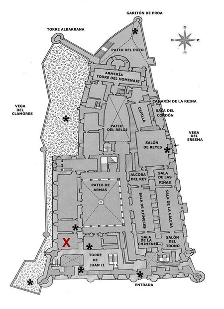 Mapa alcázar