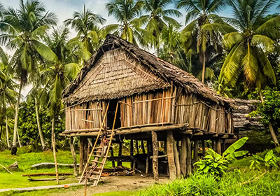 Cabaña de los kubai. Imagen de Tomas Griger