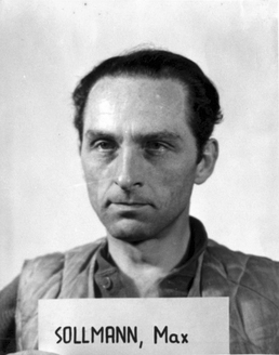 Max Zollman, miembro de las SS, director de las Lebensborn fotografíado tras su captura. Foto de dominio público.