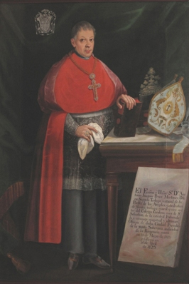 José Antonio Joaquín Pérez como obispo de Puebla, autor del retrato desconocido, imagen de dominio público cuyo original pertenece al congreso de México