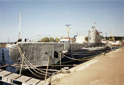 El submarino Lembit en los aos 90.