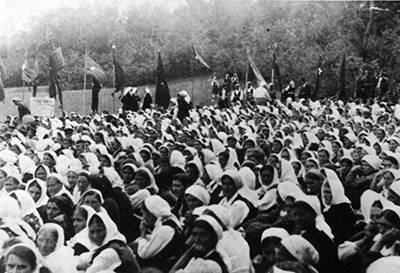 Reunin de mujeres del AF en Drvar en Septiembre de 1942. Imagen de dominio pblico.