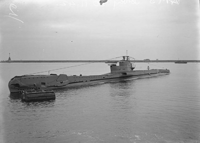 El HMS Torbay fotografiado en 1943. Imagen del Imperial War Museum. Dominio Pblico.