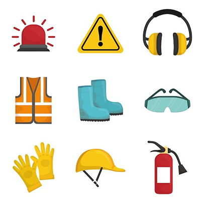 Herramientas de seguridad de obra
