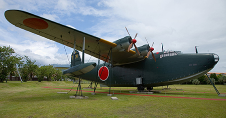 El H8K2 en el museo de Kanoya, Japn. La imagen es de dominio pblico gracias a la amabilidad de su autor: Max Smith que la tom en 2007.