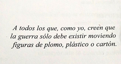 Dedicatoria de la 3 edicin revisada de Comandos de Guerra