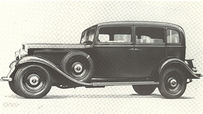 Autor desconocido (1934). Fiat 527 Sedan. Dominio Pblico.