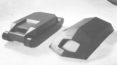 Fotografía de la maqueta del Rammtiger. Imagen de dominio público. Fotografía de la maqueta del Rammtiger. Imagen de dominio público.