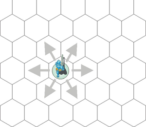 imagen tablero hexagonado