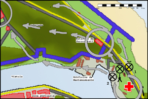 Westerplatte plan de ataque. Pulsa para ampliar