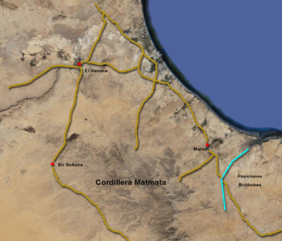 Plano de la zona: Túnez