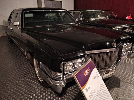 Cadillac Fleetwood Brougham 75 en el Museo del automvil de Salamanca. 2021. Fotografa de Jacobo Pea. Licencia CC-A 2.0
