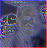 Imagen hologrfica de Kevin Juarez realizada por el artista oeoniano Valda Fer