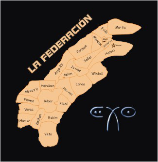 Mapa de la Federacin